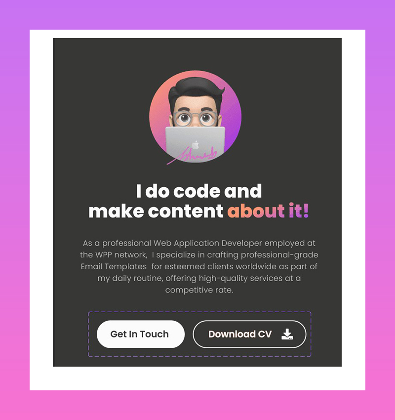 Make Content About It! Portfolio Project